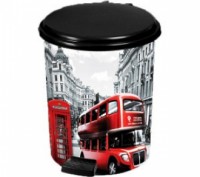 Відро з педаллю "London" 10 л Elif Plastik, Туреччина. Одеса. фото 1 Відро з педаллю "London" 10 л Elif Plastik, Туреччина. Одеса. фото 1