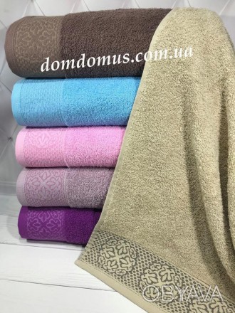 Махровое полотенце торговой марки SWEET DREAVS изготовлено из 100 % хлопка высше. . фото 1