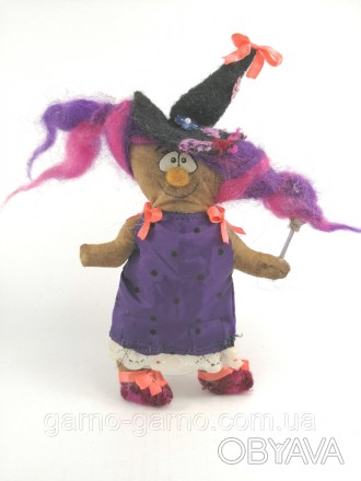 Смешная разноцветная куколка Эльф Ведьмочка поднимет настроение . Озорная причес. . фото 1