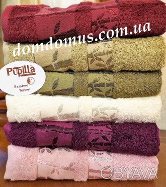 Махровое полотенце торговой марки Pupilla изготовлено из 100 % бамбука высшей ка. . фото 1