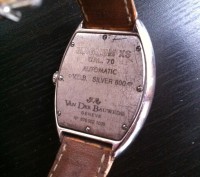 Продам швейцарские часы Van Der Bauwede Magnum XS cal.70 automatic silver 800
Р. . фото 7