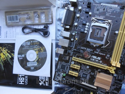 Asus H81M-C Socket 1150 - в идеале!!!. Токмак. фото 1 Asus H81M-C Socket 1150 - в идеале!!!. Токмак. фото 1