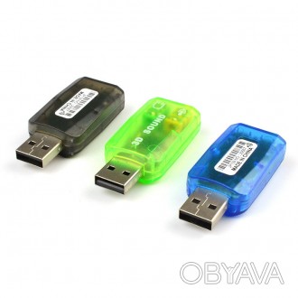 Звуковая USB карта 5.1 3D sound (качество)
Внешняя звуковая карта USB 2.0 3d Sou. . фото 1