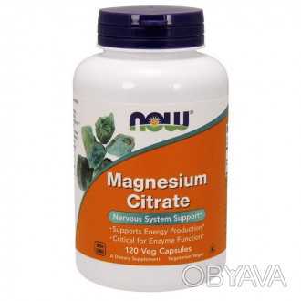 
 
Magnesium Citrate от NOW – это добавка с цитратом магния. Лимоннокислый магни. . фото 1