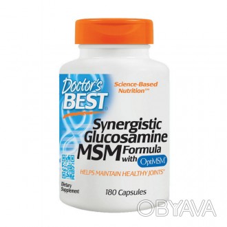 
 
Формула Doctor's Best Synergistic Glucosamine MSM Formula обеспечивает нескол. . фото 1