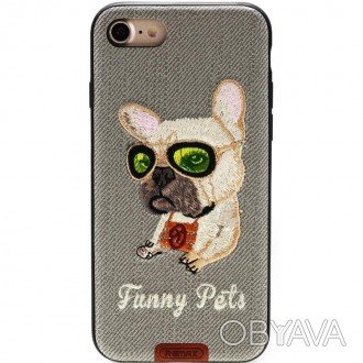 Чехол Remax Funny Pets Series Case для iPhone 7
Тонкий пластиковый чехол с силик. . фото 1