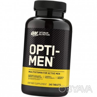 
Витамины и минералы для мужчин Optimum Opti-Men 240 таб
✅Только оригинальная пр. . фото 1