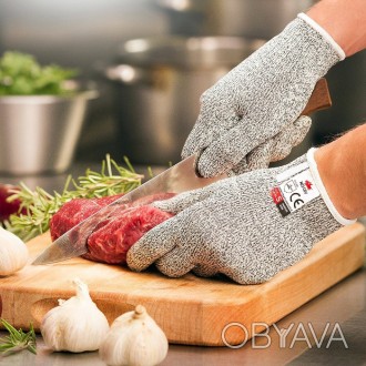 Перчатки защитные от порезов Cut Resistant Gloves
 
Часто работаете с ножами или. . фото 1