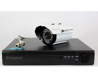 Комплект видео наблюдения на 4 аналоговые камеры DVR KIT 6604 (Регистратор + кам. Киев. фото 1 Комплект видео наблюдения на 4 аналоговые камеры DVR KIT 6604 (Регистратор + кам. Киев. фото 1