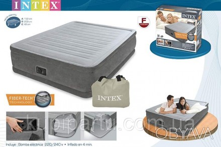 Комплектация товара
В комплект надувной кровати Intex 64414 входит:
встроенный э. . фото 1
