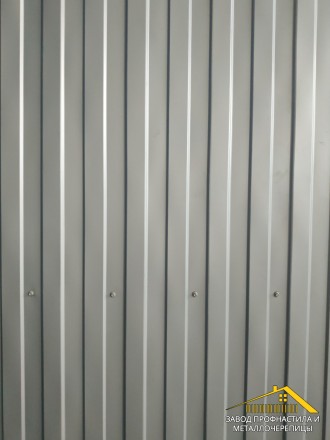Профнастил С-8 идеально подходить для обшивки, стен, фасадов, перегородок, забор. . фото 2