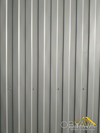 Профнастил С-8 идеально подходить для обшивки, стен, фасадов, перегородок, забор. . фото 1