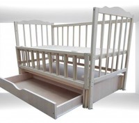 	
Детская кроватка «Маятник»

      Материал дерево – белы. . фото 2