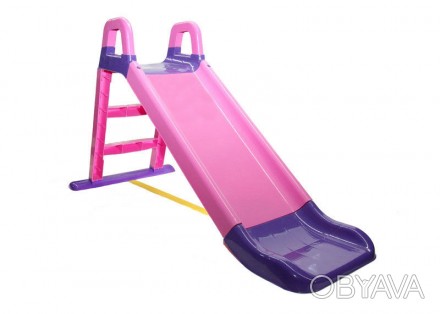 Горка детская пластиковая от 1 года фиолетово розовая для девочек Doloni Toys ма. . фото 1