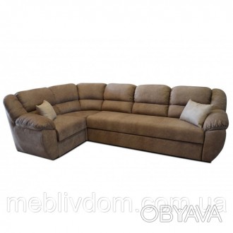 Описание:
Угловой диван Рафаэло 2.6 кофе фабрики Элизиум в стиле модерн с мягким. . фото 1