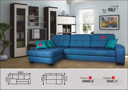 Описание:
Угловой диван Ральф фабрики Элизиум в стиле модерн. Очень практичная м. . фото 1