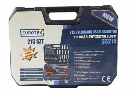 Набор ключей 215 элементов EUROTEK SS215. Нововолинськ. фото 1 Набор ключей 215 элементов EUROTEK SS215. Нововолинськ. фото 1