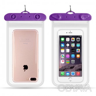 Водонепроницаемый чехол для смартфона Flounder Waterproof фиолетовый