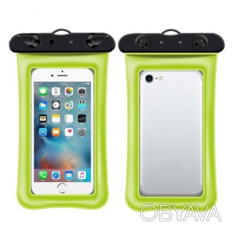 Чехол для смартфона водонепроницаемый универсальный AirCase зеленый