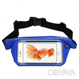Чехол-сумка Sportbag на пояс с экраном для смартфона от 4'' до 6.5'' 
Сумка-чехо. . фото 1