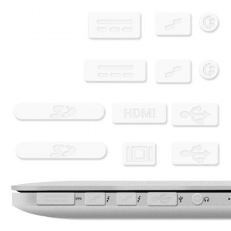 Заглушки портов для MacBook силиконовые пылезащитные 12шт.. Харків. фото 1 Заглушки портов для MacBook силиконовые пылезащитные 12шт.. Харків. фото 1