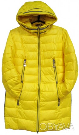  
Шикарная,очень теплая,легкая и мягкая женская зимняя удлиненная куртка . 
Водо. . фото 1