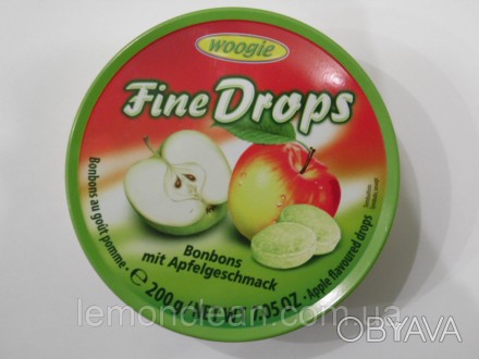 Льодяники Fine Drops Bonbons mit Apfelgeschmack – продукт відомої австрійської к. . фото 1