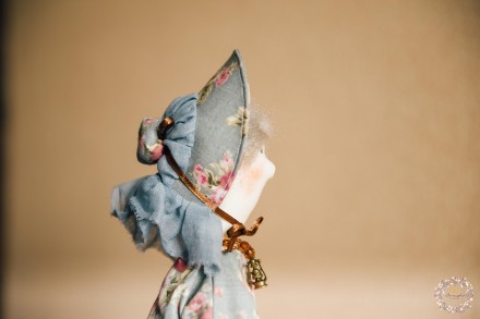 Чарівна лялька тяльда в стилі Бохо. Сукня з натуральних тканин та мережива, має . . фото 4