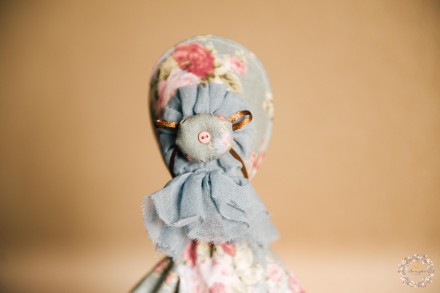 Чарівна лялька тяльда в стилі Бохо. Сукня з натуральних тканин та мережива, має . . фото 5