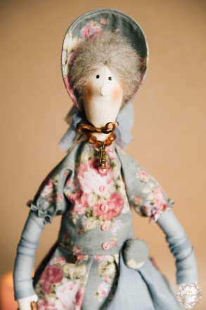 Чарівна лялька тяльда в стилі Бохо. Сукня з натуральних тканин та мережива, має . . фото 3