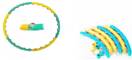 Данная модель hula hoop имеет превосходное качество материалов и сборки, что выг. . фото 1