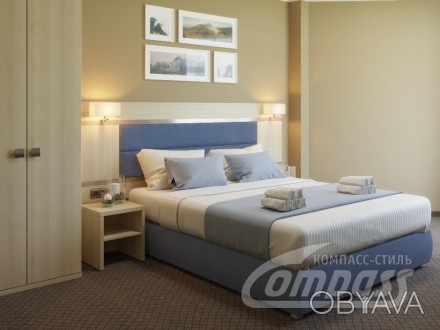 В данном гостиничном номере представлена кровать BOX SPRING размером 1600*2000 с. . фото 1