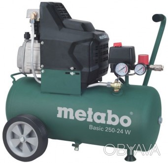 Компрессор Metabo Basic 250-24 W 
 Basic 250-24 W выполнены немецким производите. . фото 1