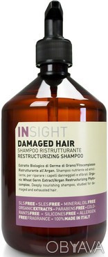 Восстанавливающий шампунь для поврежденных волос Insight Damaged Hair Restructur. . фото 1