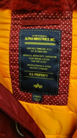 Женская зимняя парка N-3B W от Alpha Industries.
Тёплая куртка средней длины, с. . фото 4