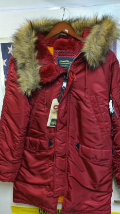 Женская зимняя парка N-3B W от Alpha Industries.
Тёплая куртка средней длины, с. . фото 3