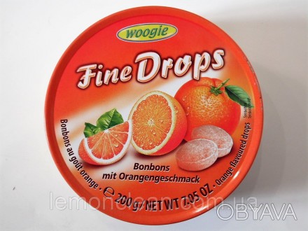 Льодяники Fine Drops mit Orangengeschmack - продукт відомої австрійської компані. . фото 1