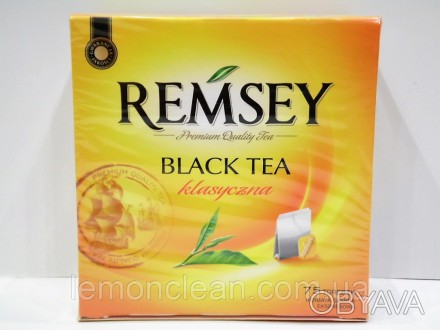 Remsey Black Tea – чорний чай в пакетиках. Насичений смак і приємний аромат яког. . фото 1