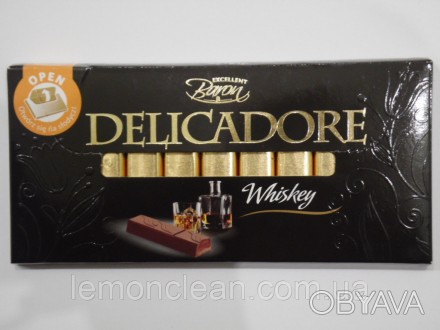 Шоколад Baron Delicadore Whiskey ― це прекрасний шоколад, що складається з 11 ст. . фото 1