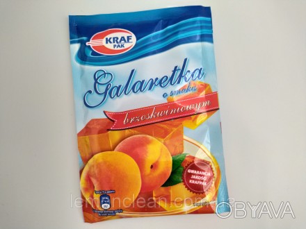 Желе Galaretka Kraf Pak персикове з інтенсивним відтінком стиглих ягід. Нова лін. . фото 1