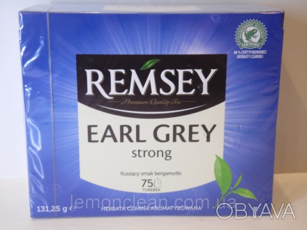 Чай Remsey Earl Grey (з бергамотом) - ароматна композиція чайного листя чорного . . фото 1