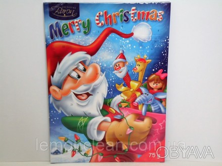 Різдвяний подарунковий календар з цукерками 75г
 Предлагаем Вашему вниманию рожд. . фото 1