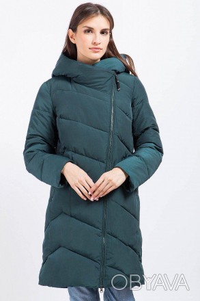 Длинная зимняя куртка женская Finn Flare удлиненный из качественного материала с. . фото 1