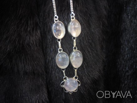 Предлагаем Вам купить ожерелье с натуральным камнем розовый кварц в серебре.
Ори. . фото 1