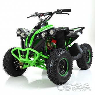 Электроквадроцикл детский PROFI HB-EATV 1000Q-5 оборудовали надувными колесами с. . фото 1