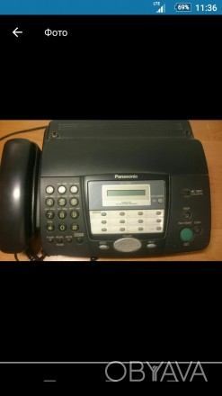 Телефон / факс Panasonic KX-FT904 в хорошому робочому стані. В комплекті шнур жи. . фото 1