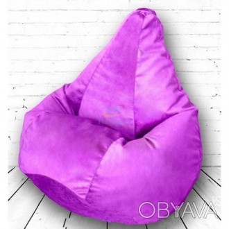Кресло мешок Тринити-11​ Тia-sport​ 
Характеристика:
Цвет - Фиолет
Материал - Ве. . фото 1