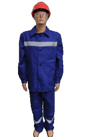 Костюм рабочий синий плотность 240г/м2. Кривой Рог. фото 1