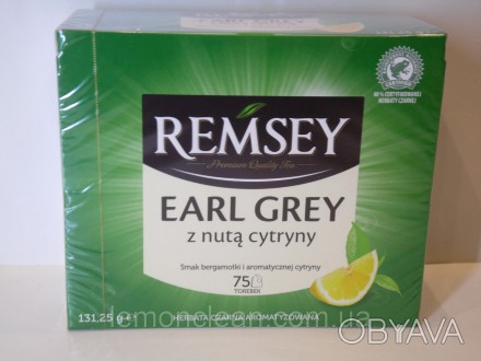 Remsey Earl Grey Lemon – це чорний дрібнолистовий чай з бергамотом і лимоном. На. . фото 1