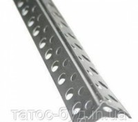 Уголок перфорированный алюминиевый применяется для защиты и выравнивания углов п. . фото 2
